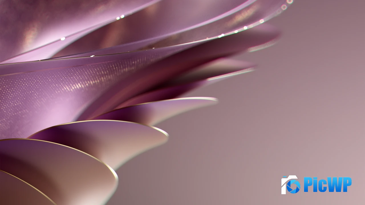 Abstract layers Purple abstract 4K PC Wallpaper