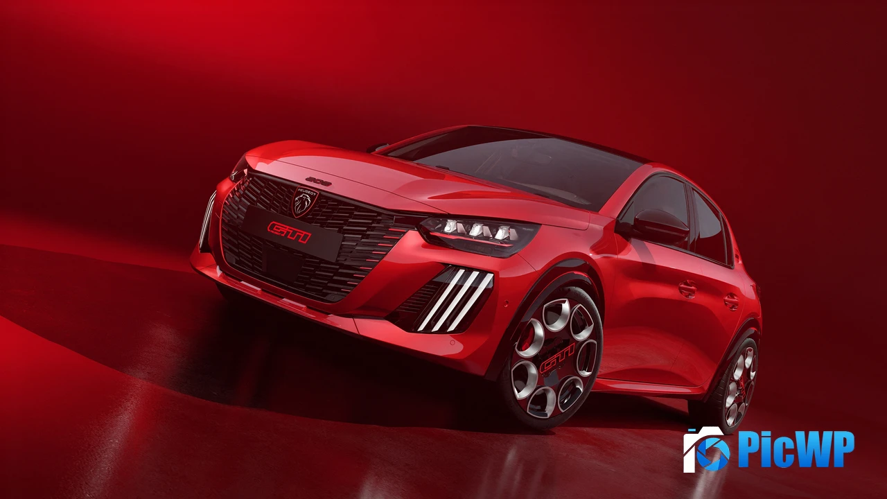Peugeot E-208 GTi 2025 4K PC Wallpaper