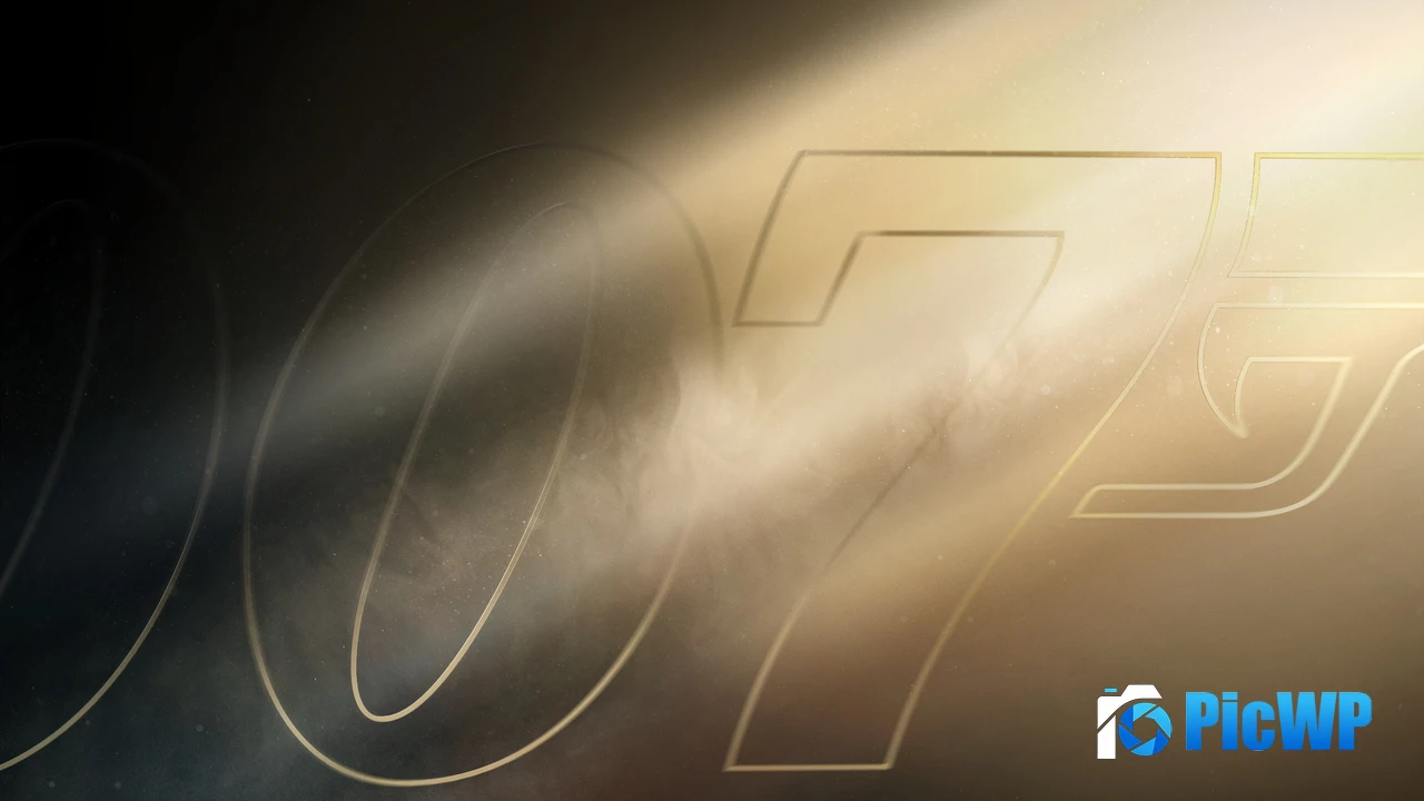 007 First Light Logo 4K PC Wallpaper