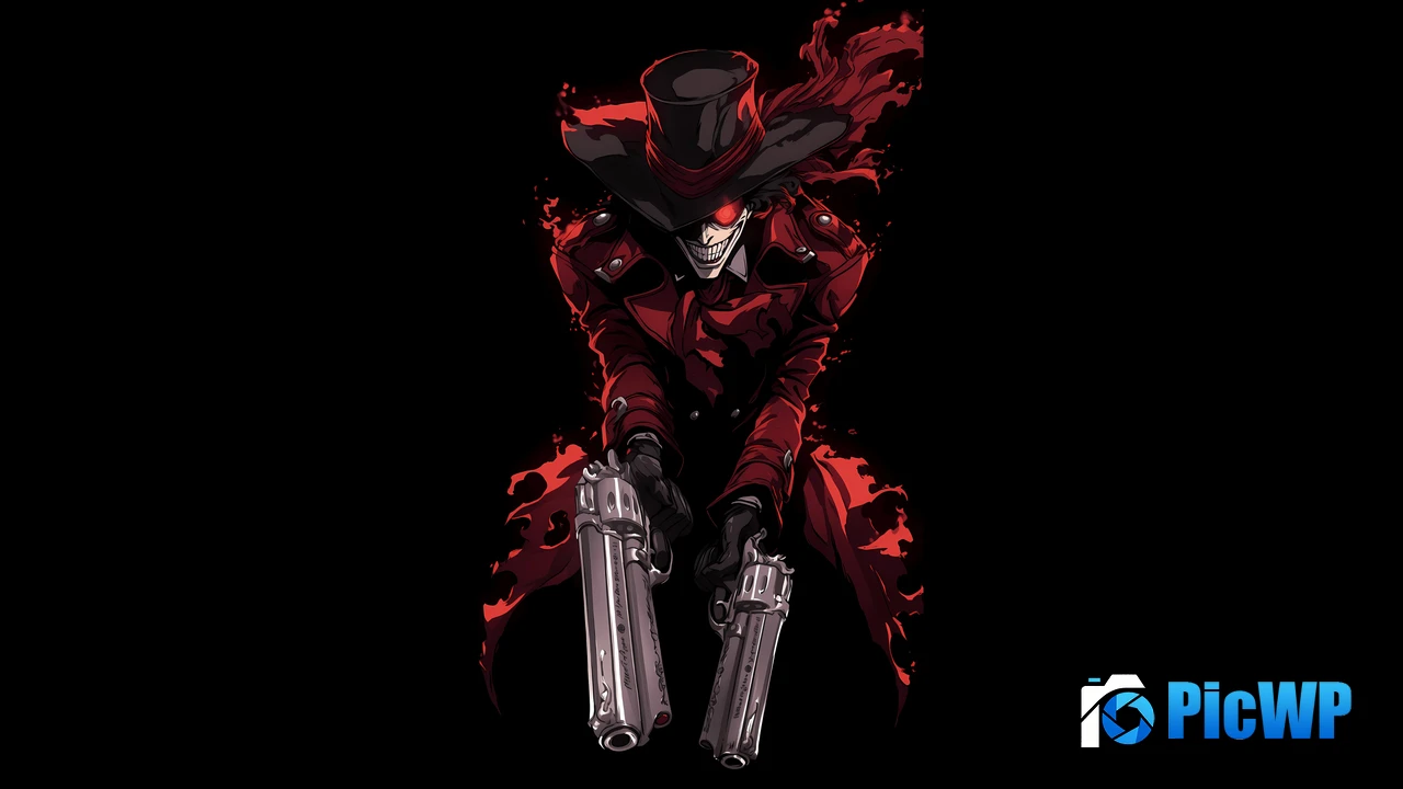 Alucard Guns 4K PC Wallpaper