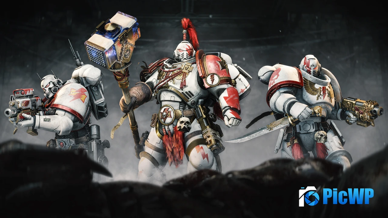 Space Marine 2 White Scars Game Art 4K PC Wallpaper