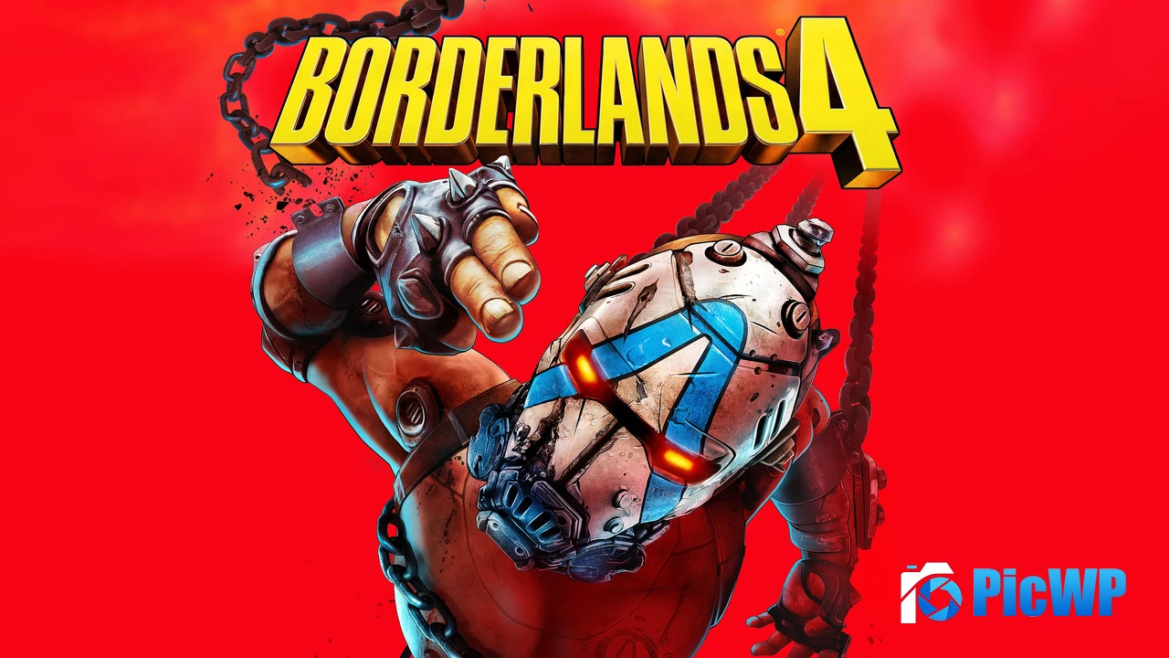 Borderlands 4 Red background 4K PC Wallpaper