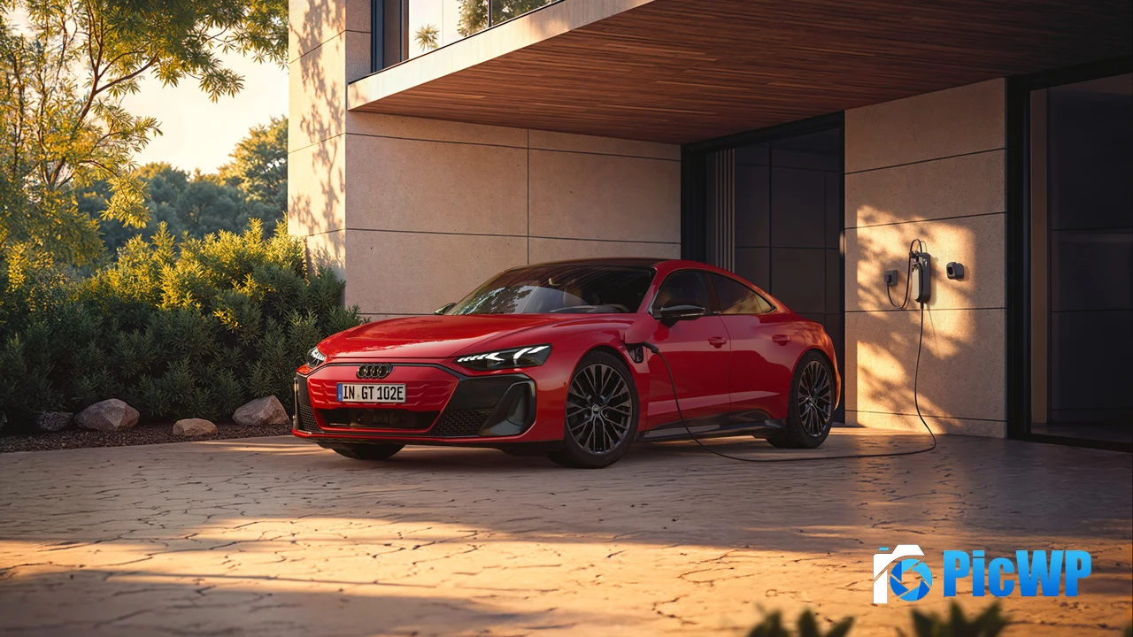 Audi e-tron GT quattro 2025 4K PC Wallpaper