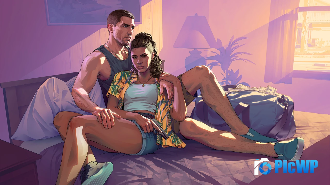Jasonamp Lucia Caminos GTA 6 4K PC Wallpaper