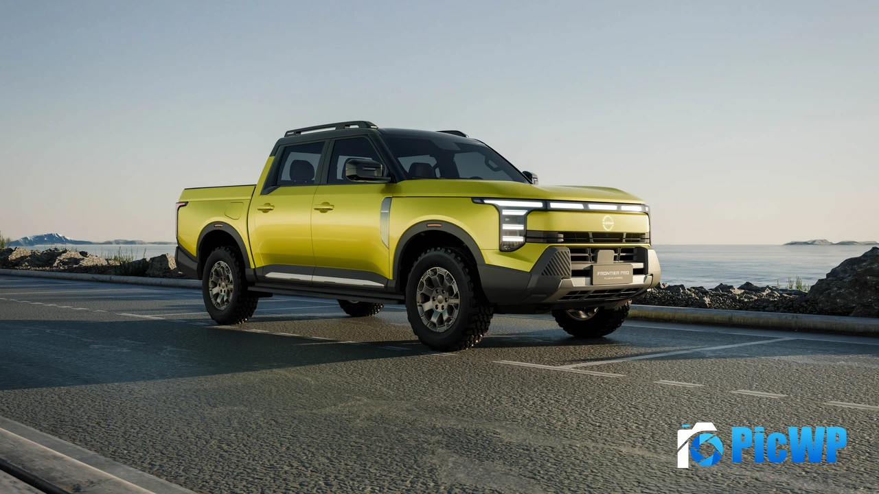 Nissan Frontier Pro Plug-in Hybrid 2025 4K PC Wallpaper