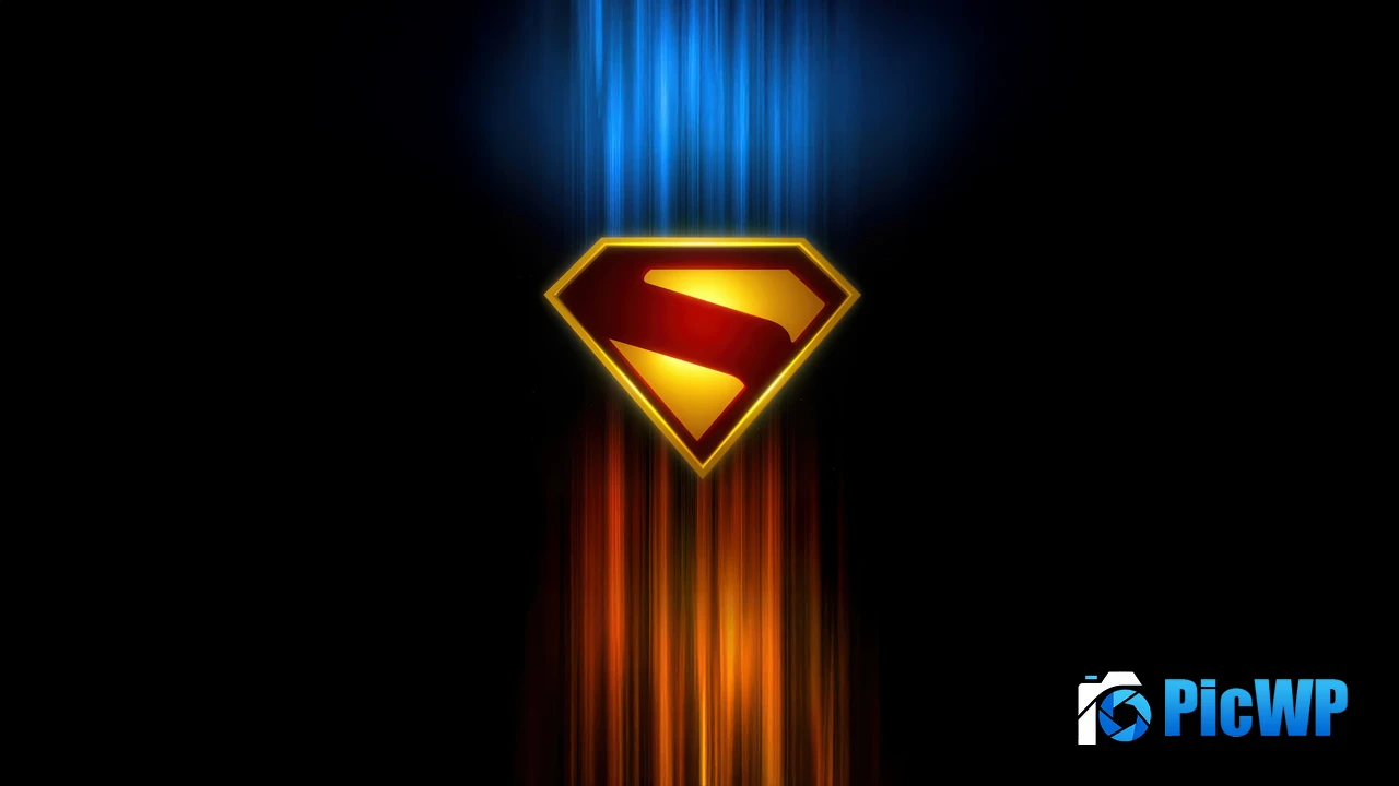 Superman New logo 4K PC Wallpaper
