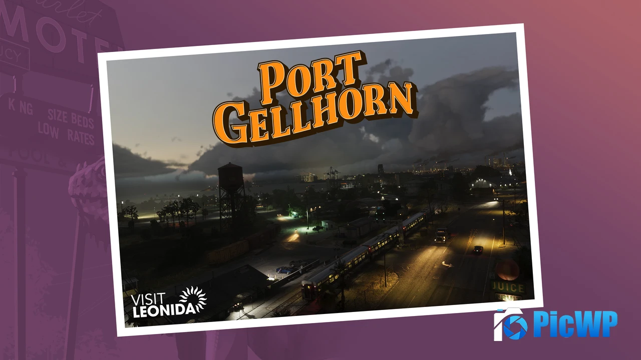 Port Gellhorn Postcard 4K PC Wallpaper