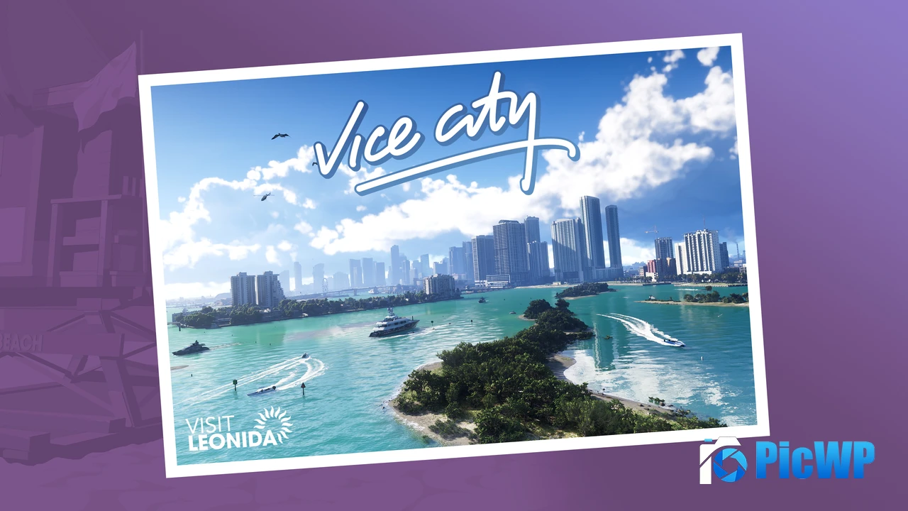 Vice City Cityscape 4K PC Wallpaper