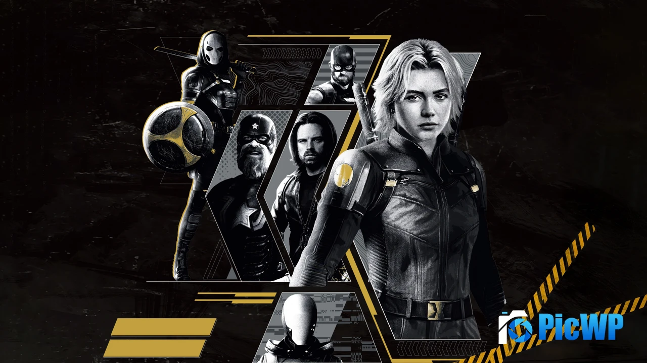 Thunderbolts Monochrome 4K PC Wallpaper