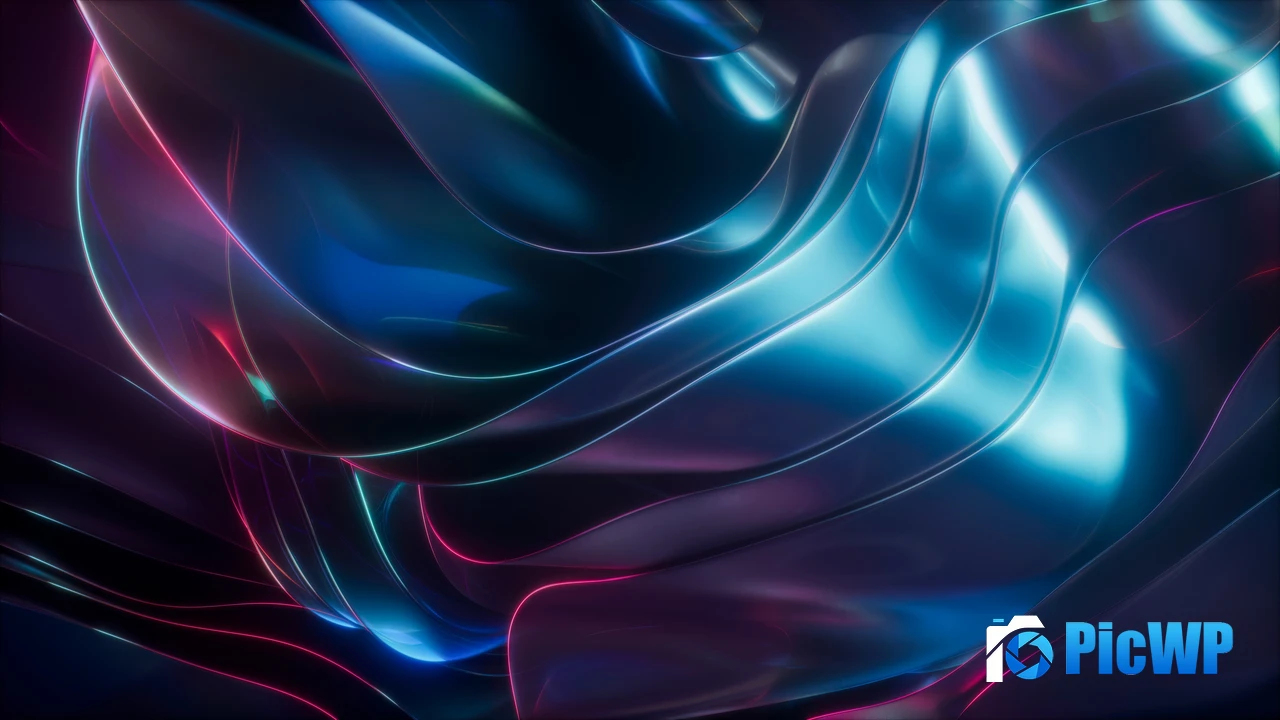 Modern Blue abstract 4K PC Wallpaper