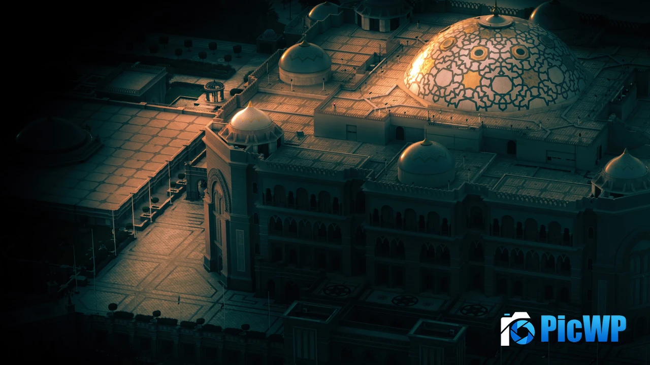 Abu Dhabi Sheikh Zayed Grand Mosque 4K PC Wallpaper
