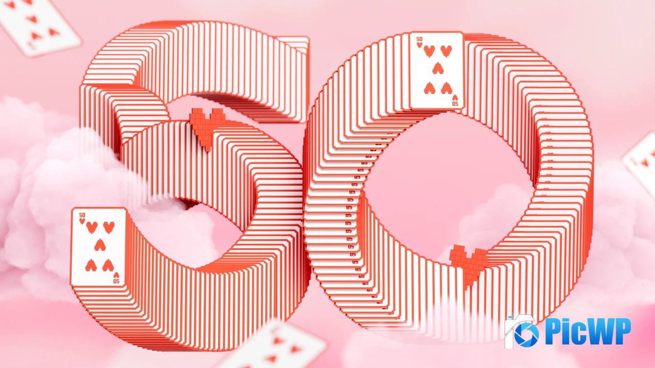 Solitaire 50th Anniversary 4K PC Wallpaper