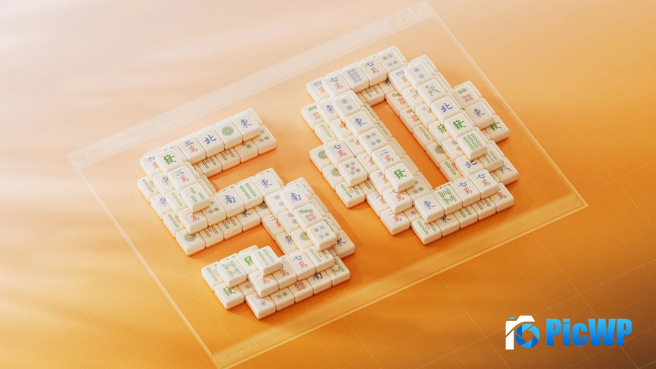 Microsoft Mahjong 50th Anniversary 4K PC Wallpaper