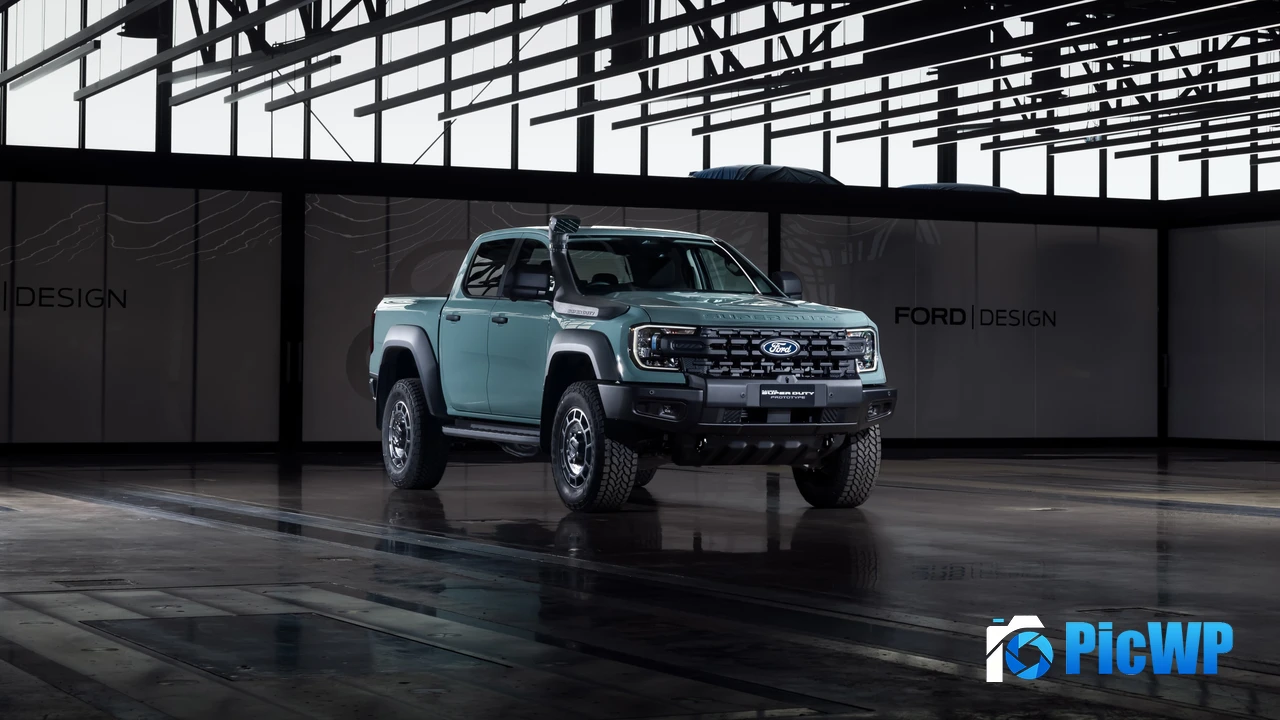 Ford Ranger Super Duty Double Cab 2025 4K PC Wallpaper
