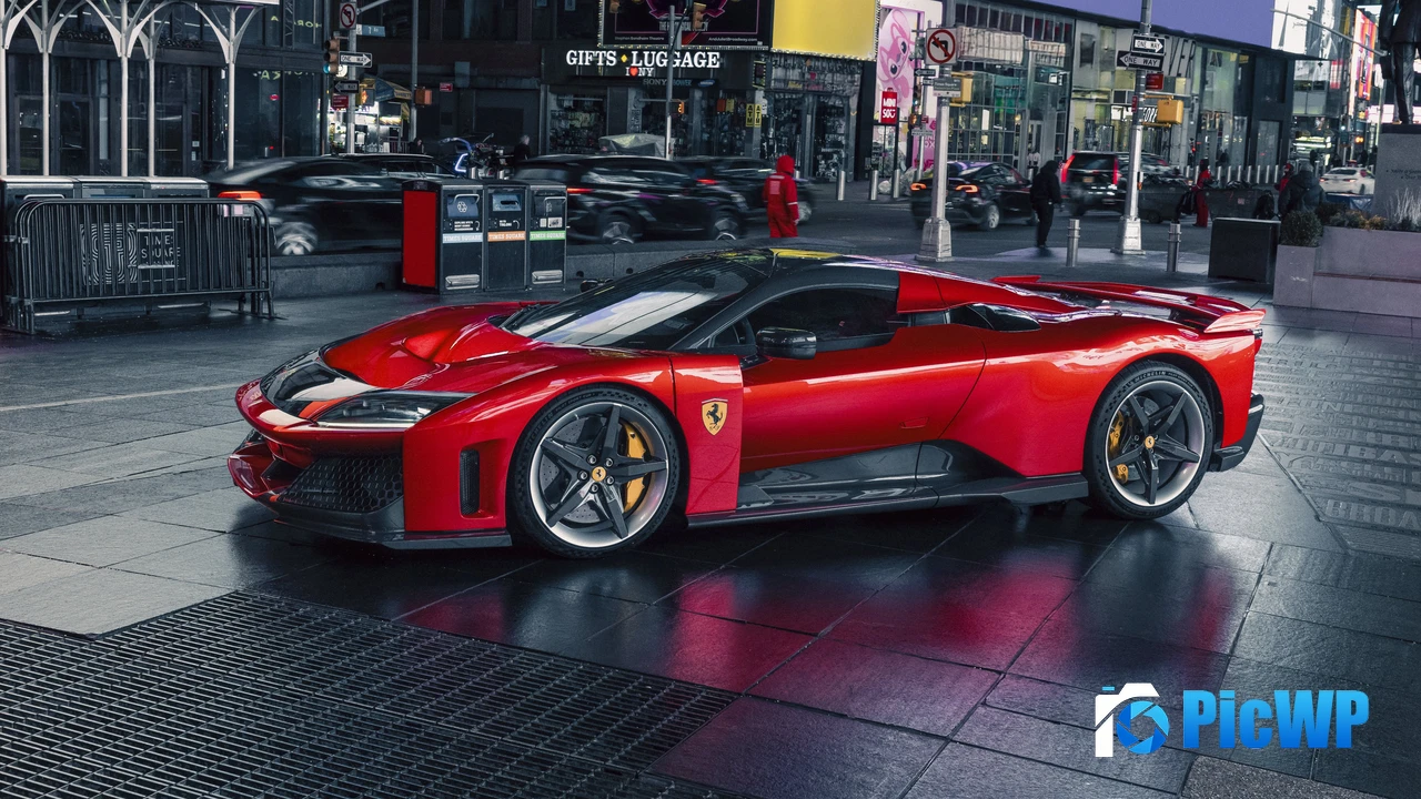 Ferrari F80 Urban 4K PC Wallpaper