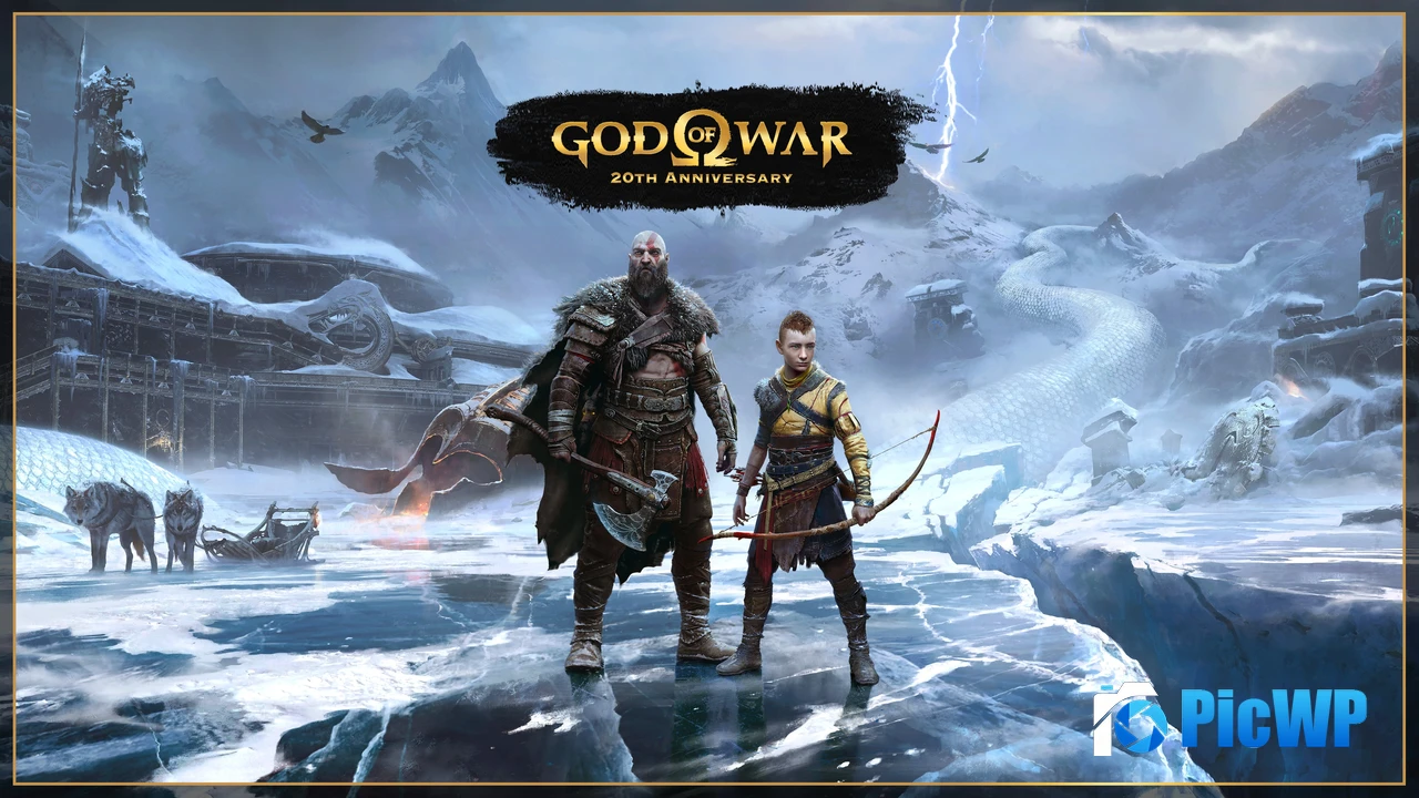 God of War 20th Anniversary 4K PC Wallpaper