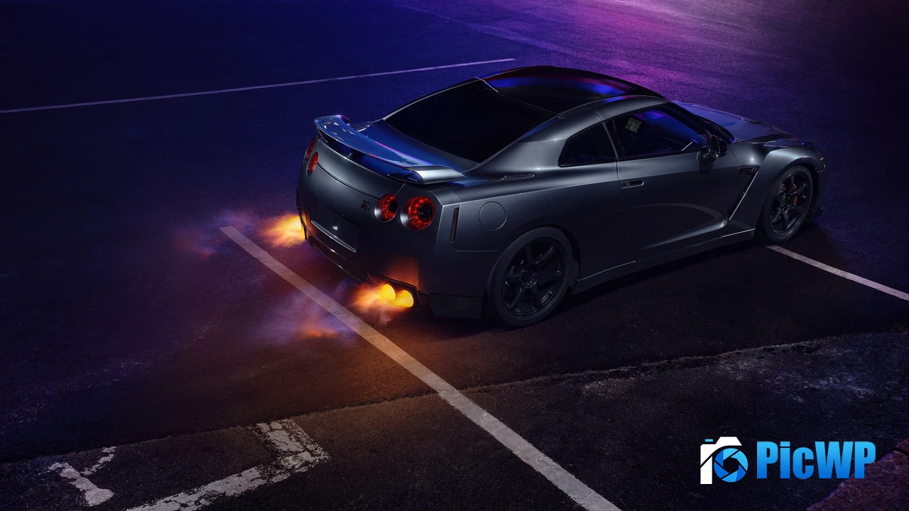 Nissan GT-R R35 Dual exhaust 4K PC Wallpaper