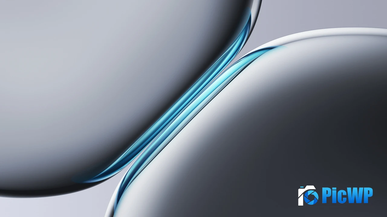 Blue abstract Gradient background 4K PC Wallpaper