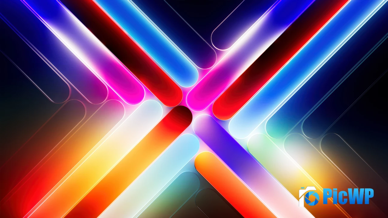 Glowing Abstract background 4K PC Wallpaper