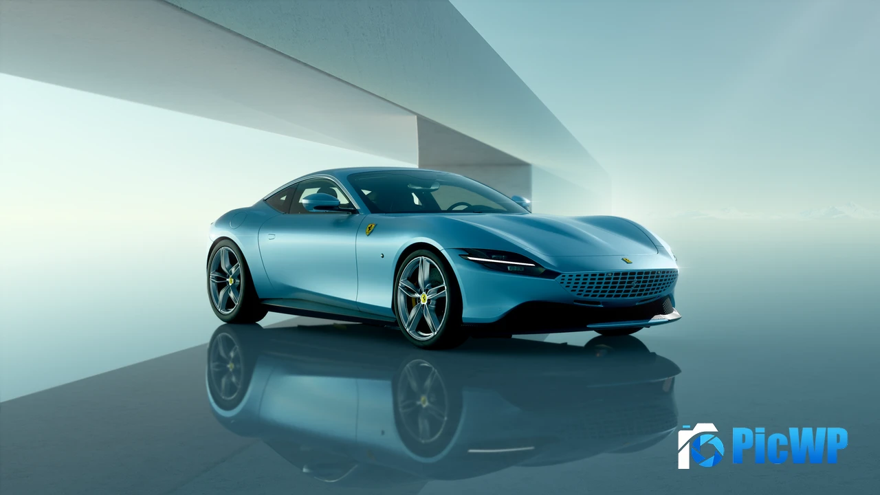 Ferrari Roma CGI 4K PC Wallpaper