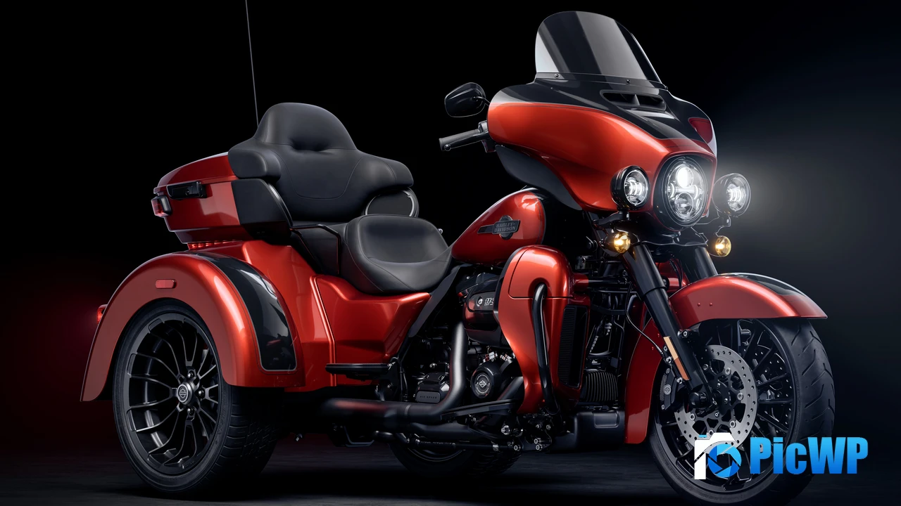 Harley-Davidson Tri Glide Ultra 2025 3K Mobile Wallpaper