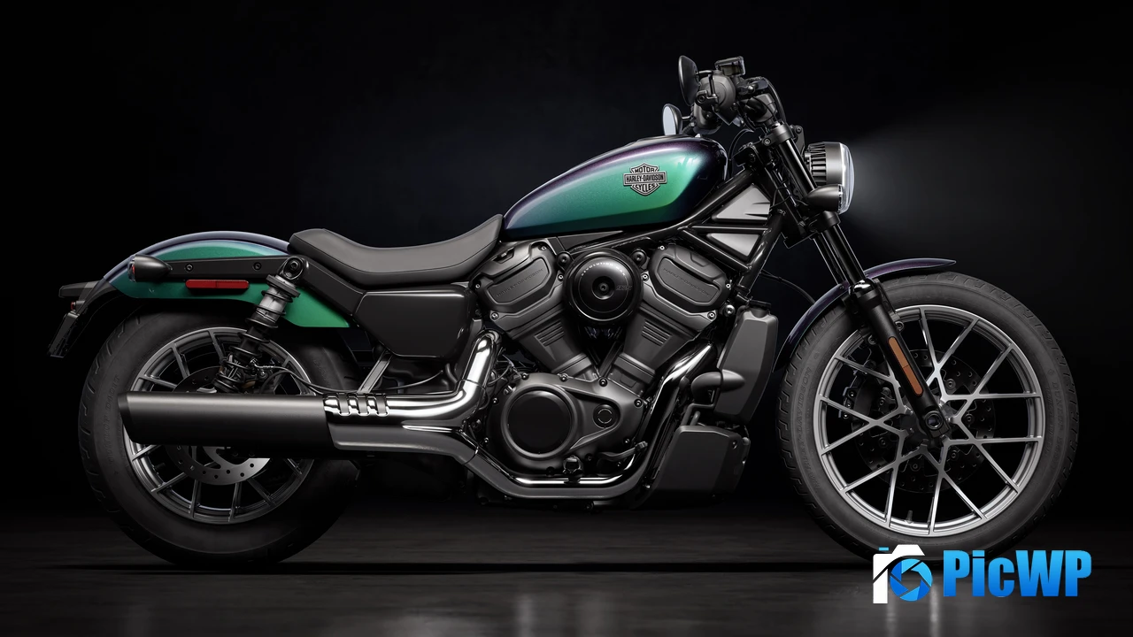 Harley-Davidson Nightster Dark aesthetic 4K PC Wallpaper