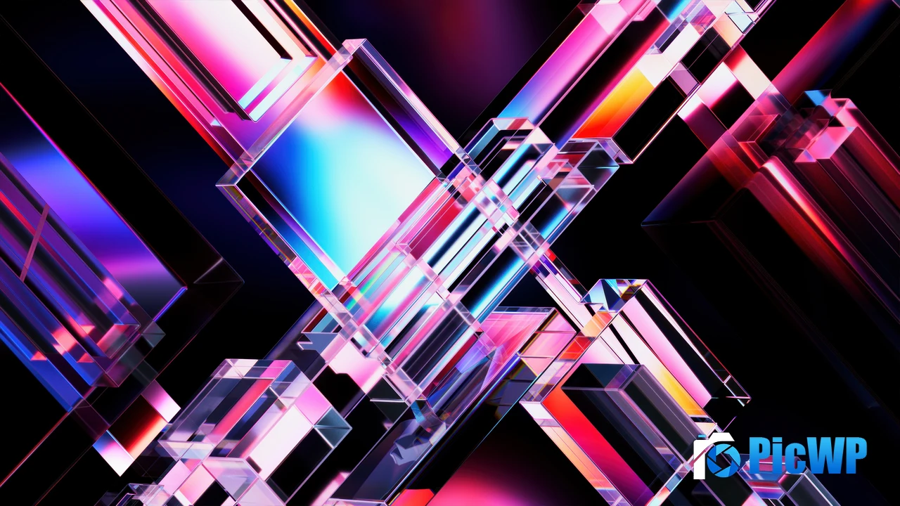 Vibrant Abstract art 4K PC Wallpaper