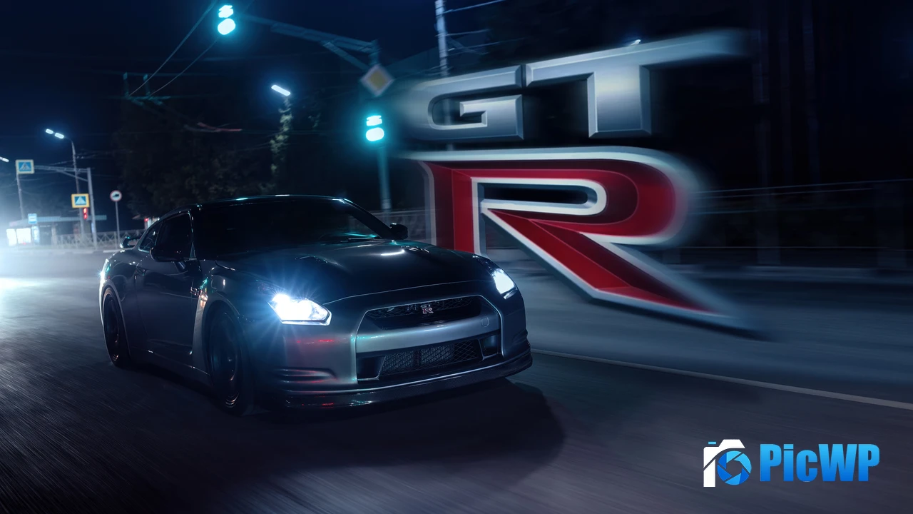Nissan GT-R R35 Street racing 4K PC Wallpaper