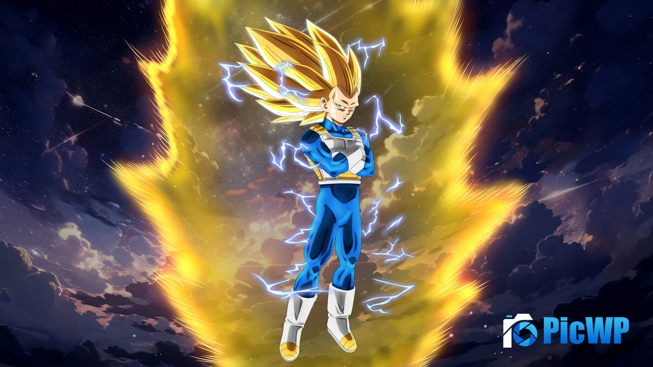 Super Saiyan Vegeta Dragon Ball 4K PC Wallpaper