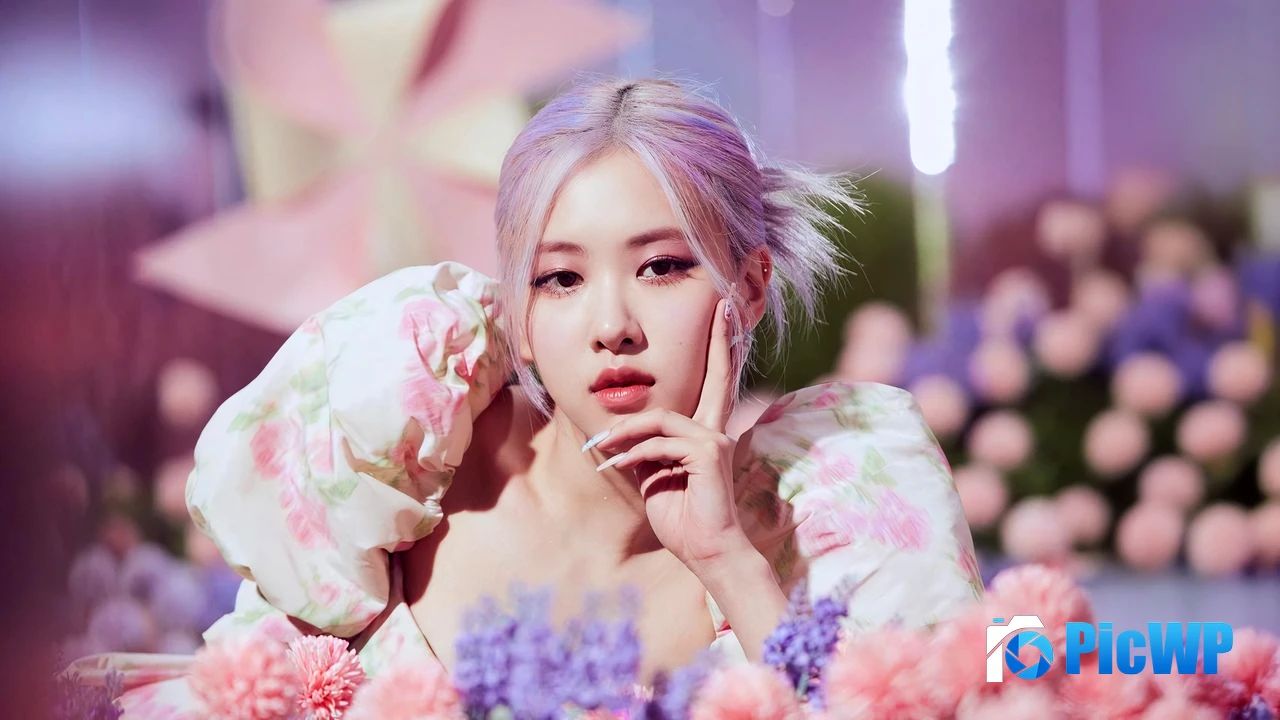 Rose (Blackpink) Pastel 4K PC Wallpaper
