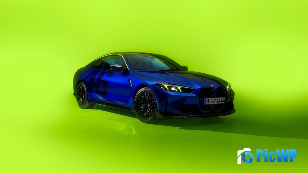BMW M4 CS Edition VR46 4K PC Wallpaper