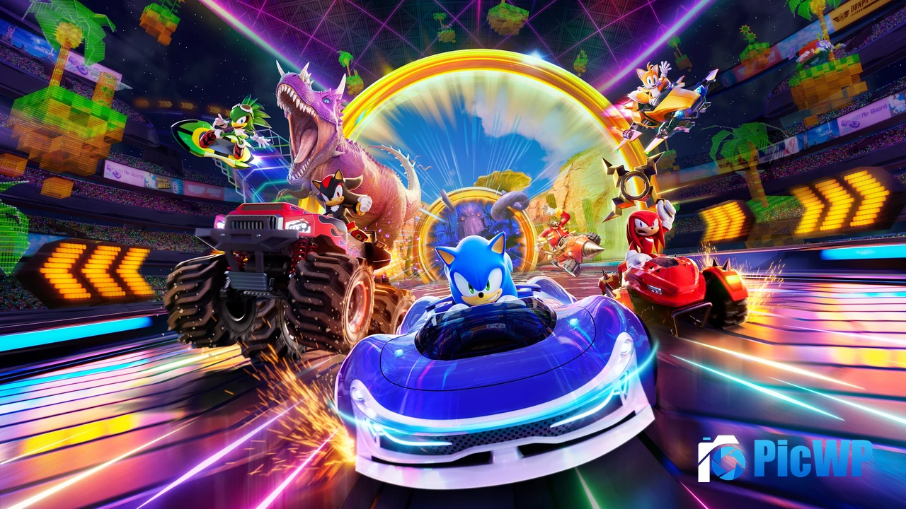 Sonic Racing: CrossWorlds 2025 Games 4K PC Wallpaper
