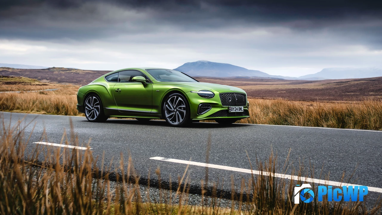 Bentley Continental GT Speed Lime Green 4K PC Wallpaper