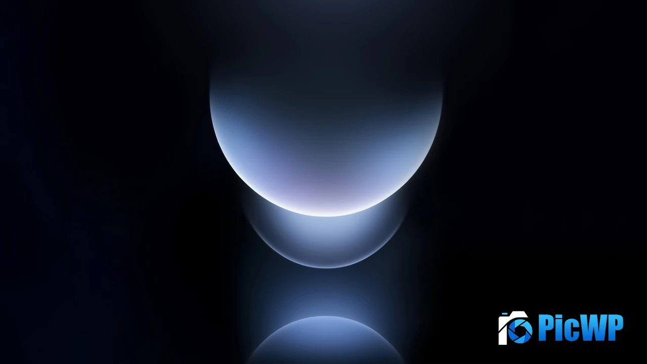 Blue abstract Spheres 4K PC Wallpaper