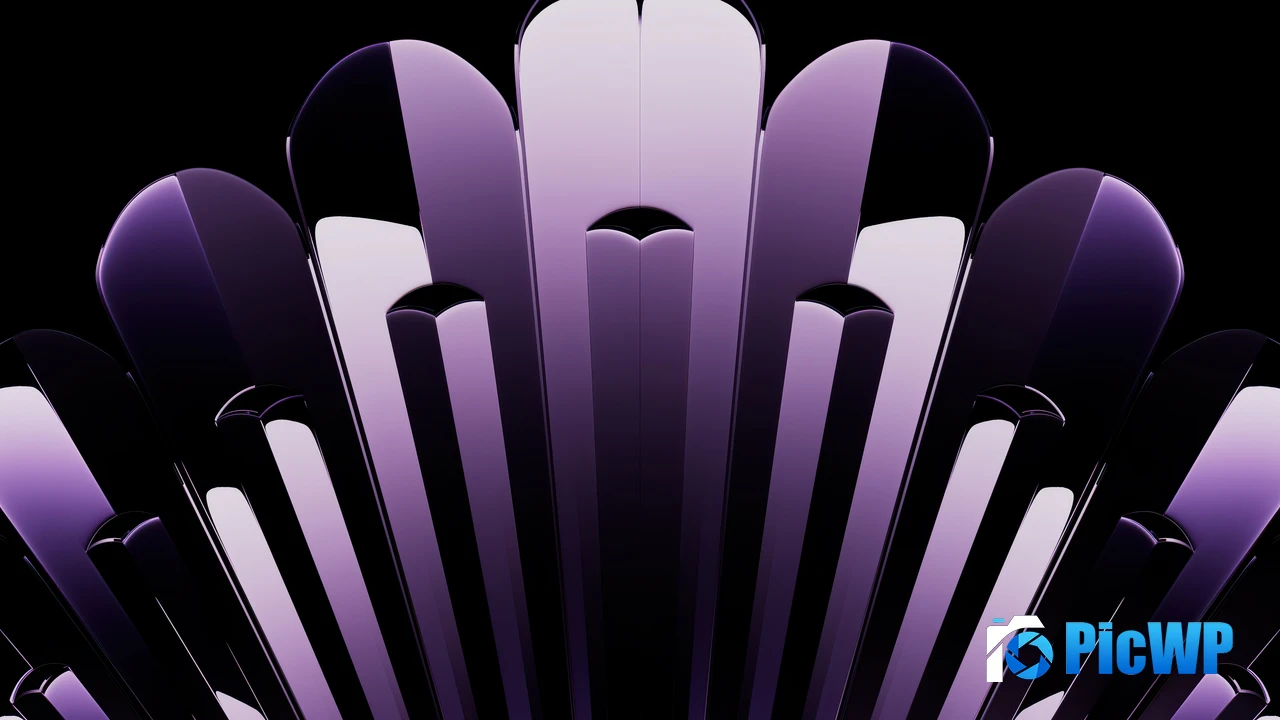 Purple Metallic 4K PC Wallpaper