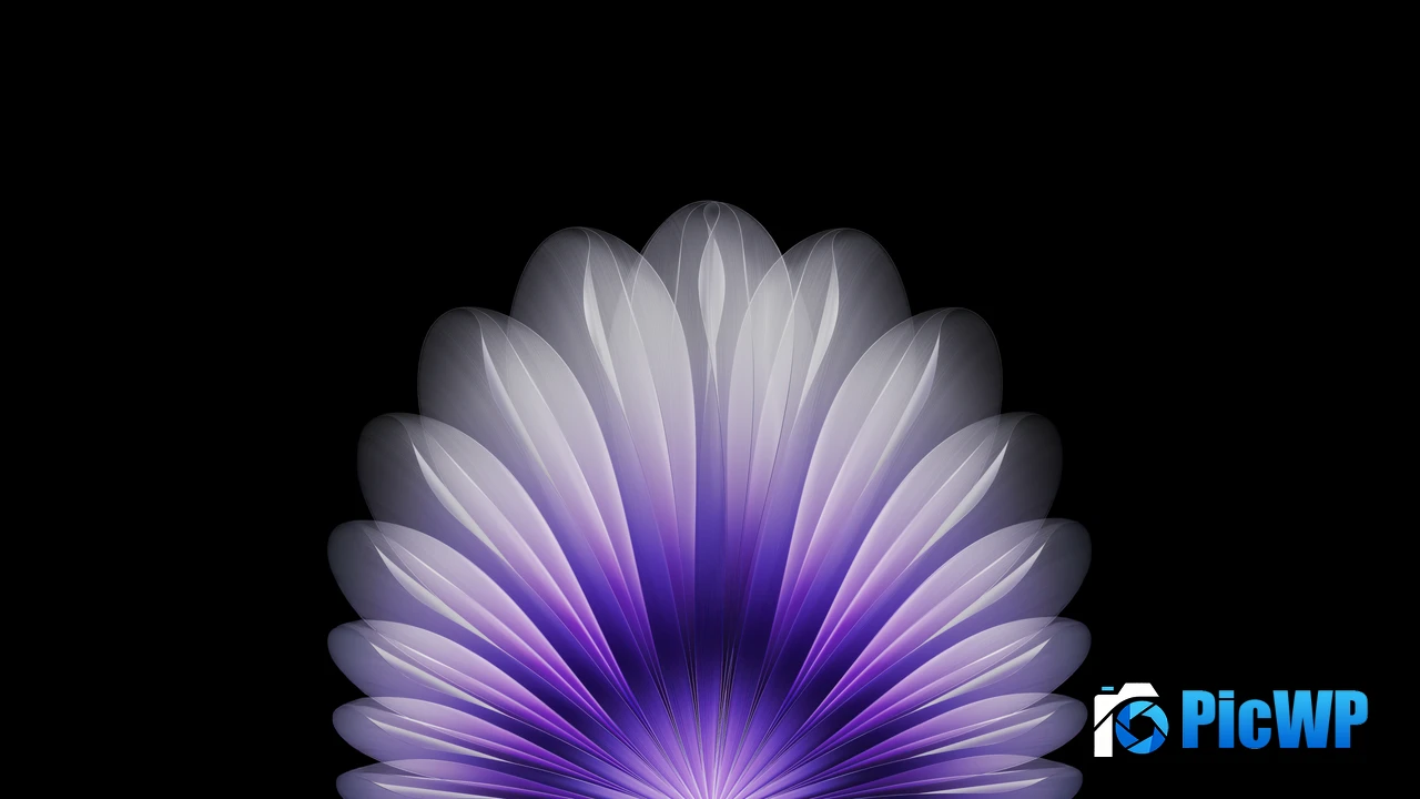 Floral Purple abstract 4K PC Wallpaper