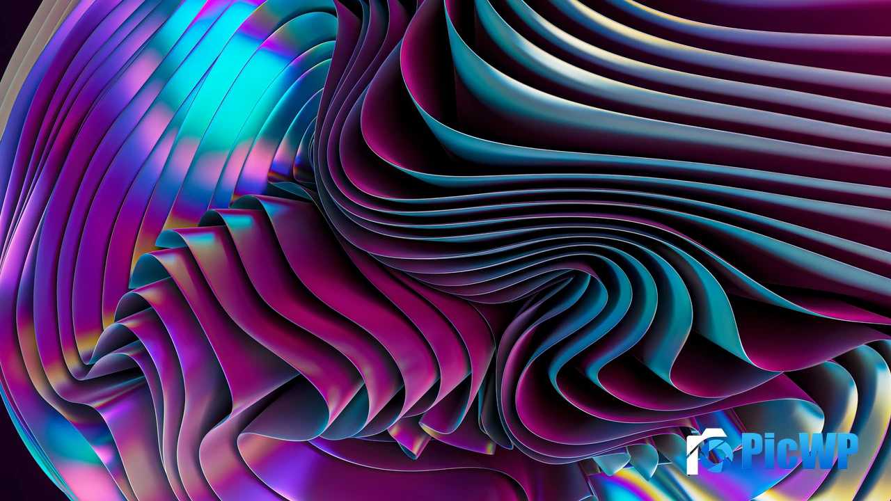 Holographic Layers 4K PC Wallpaper