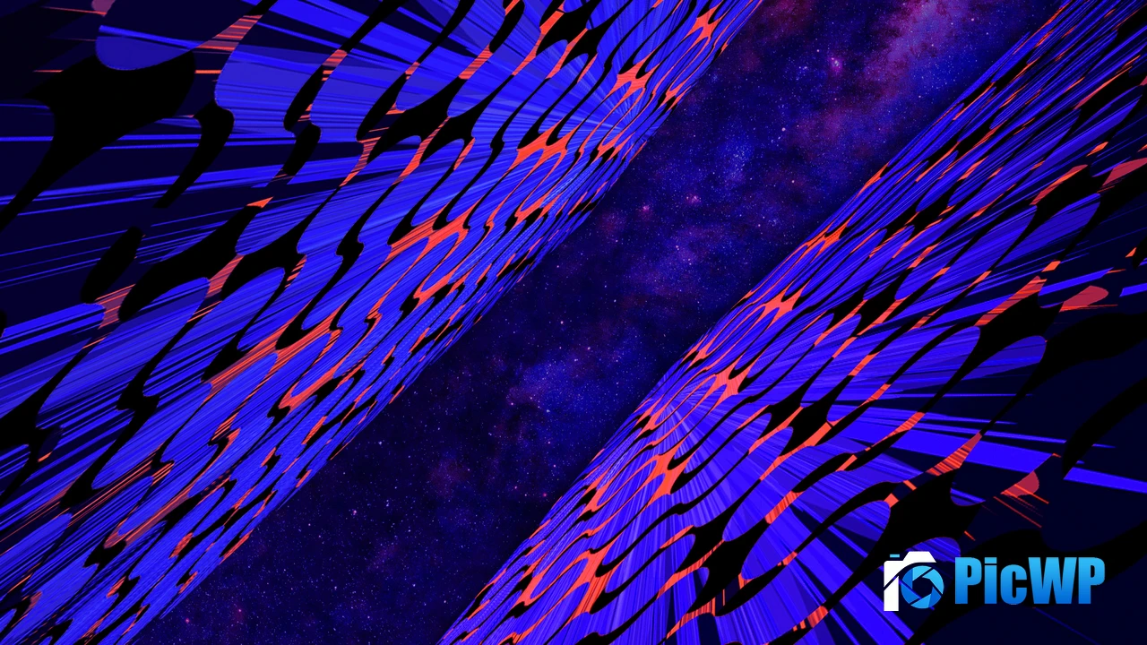 Neon Modern architecture 4K PC Wallpaper