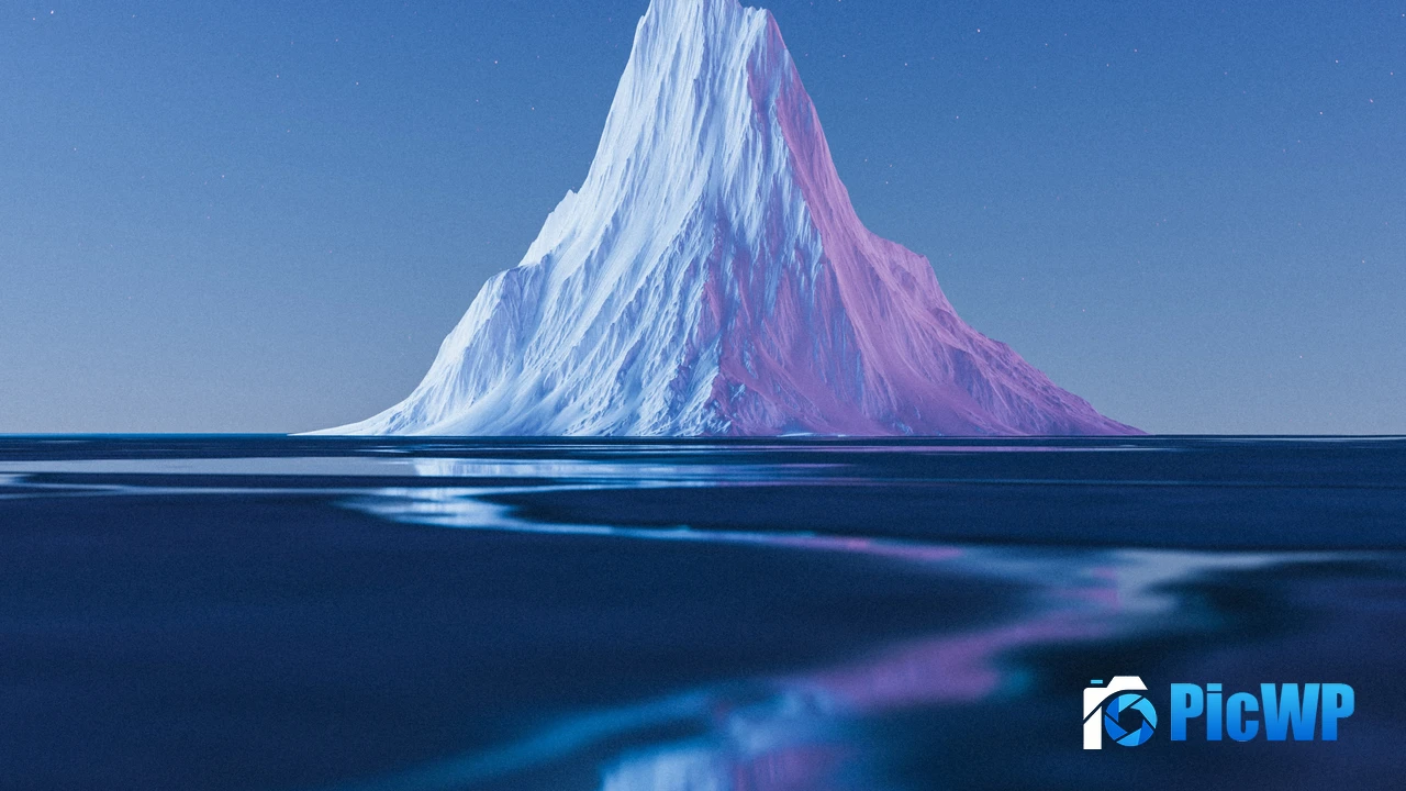 Frozen Iceberg 4K PC Wallpaper