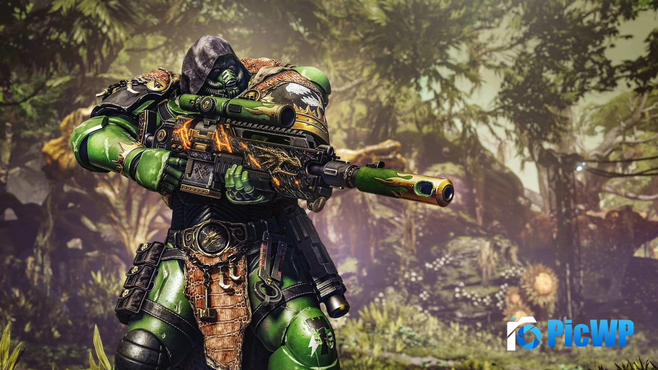 Salamander Warhammer 40K Space Marine 2 4K PC Wallpaper