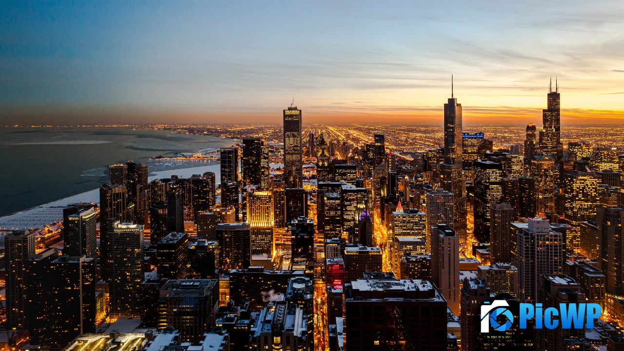 Chicago Skyline 4K PC Wallpaper