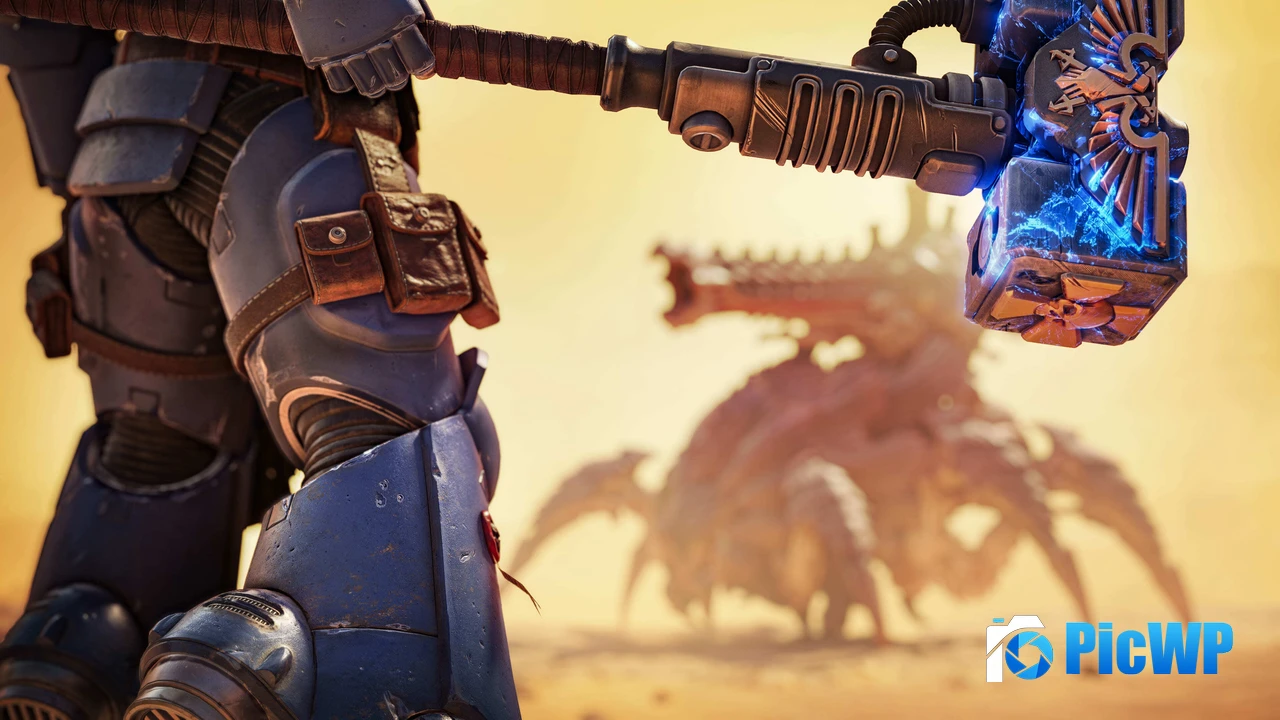 Thunder Hammer Warhammer 40K Space Marine 2 4K PC Wallpaper