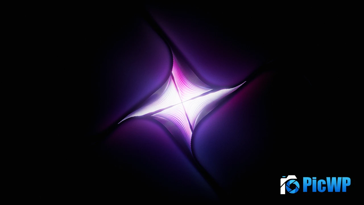 Neon glow Fractal 4K PC Wallpaper