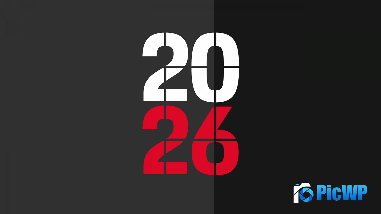 2026 New Year Porsche Race Calendar 4K PC Wallpaper
