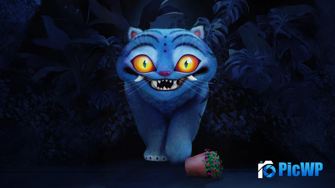Derpy Tiger KPop Demon Hunters 4K PC Wallpaper