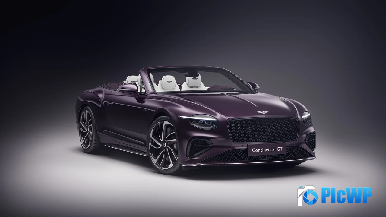 Bentley Continental GT Mulliner Convertible 2025 4K PC Wallpaper