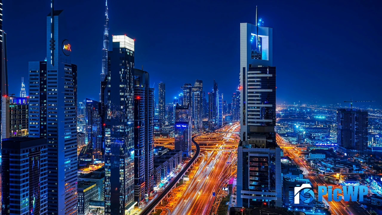 Dubai Sheikh Zayed Road 4K PC Wallpaper