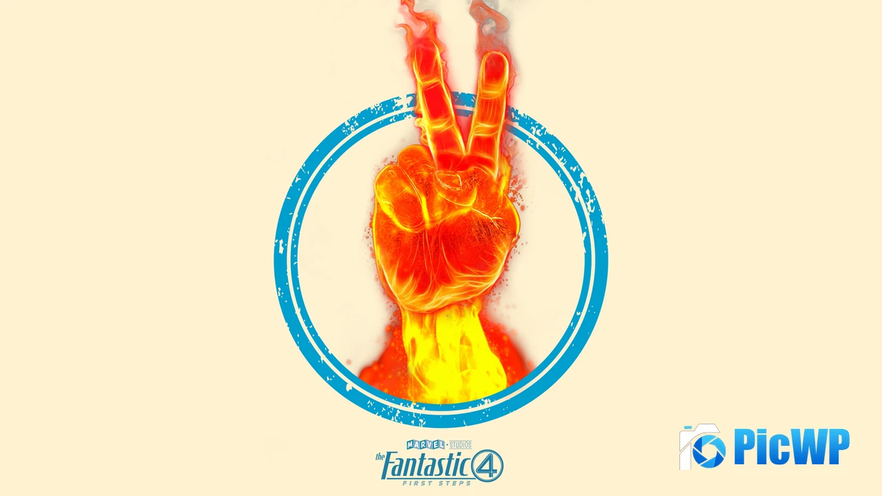 Human Torch Teaser 4K PC Wallpaper