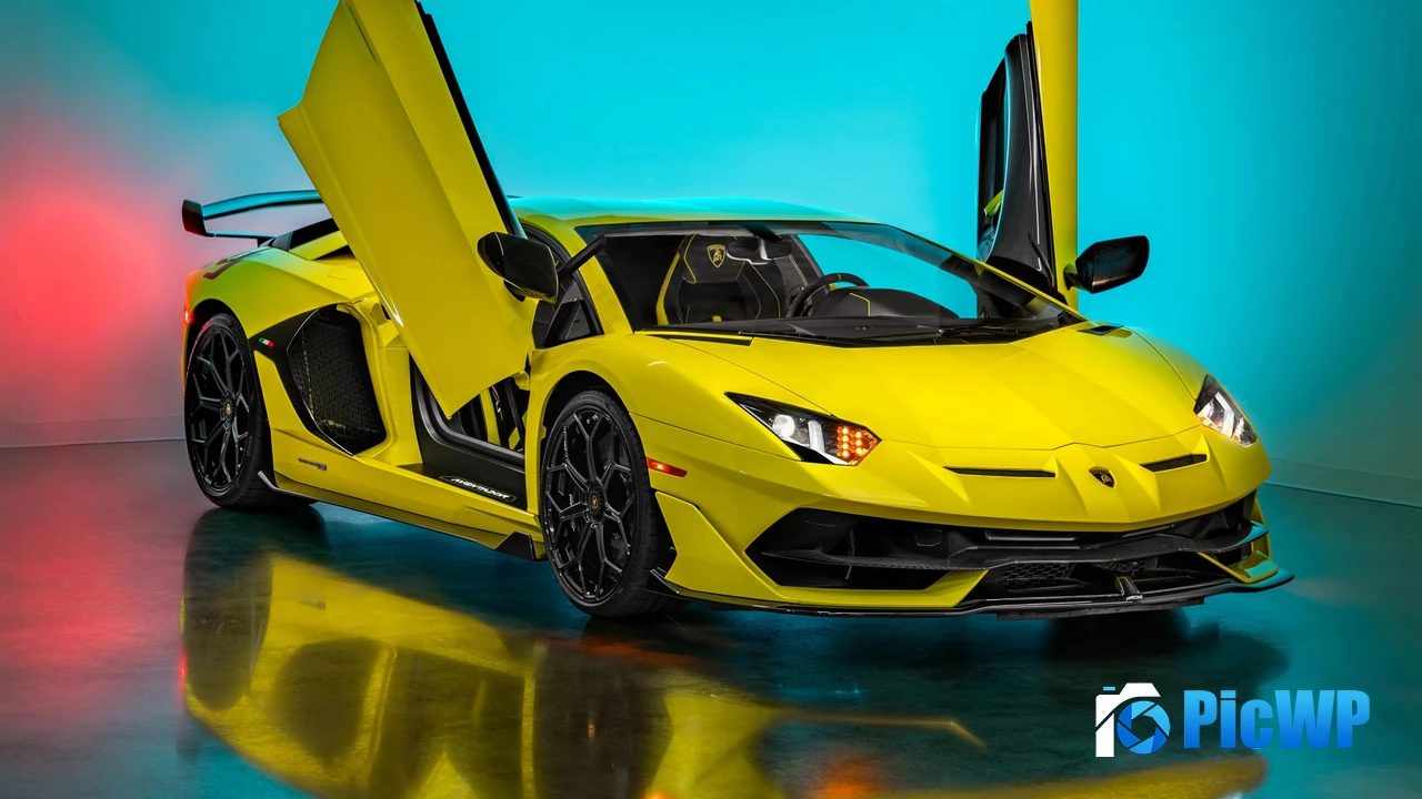 Lamborghini Aventador SVJ Vertical 4K PC Wallpaper