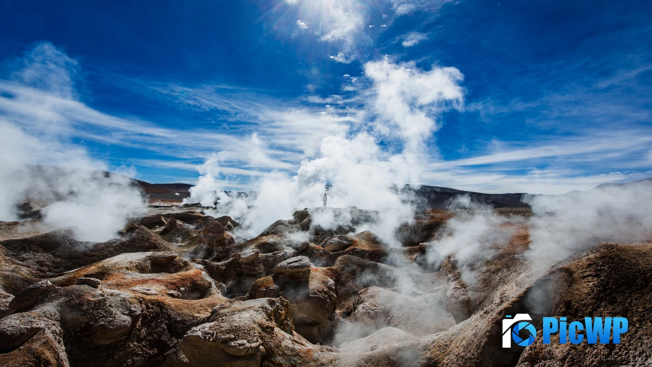 Sol de Manana Geothermal field 4K PC Wallpaper